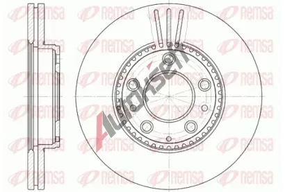REMSA Brzdov kotou - 283 mm RMS 6673.10, 6673.10