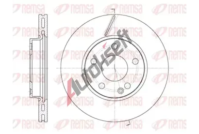 REMSA Brzdový kotouč - 276 mm RMS 6675.10, 6675.10  REMSA Brzdový kotouč - 276 mm RMS 6675.10, 6675.10
