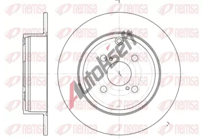 REMSA Brzdový kotouč - 279 mm RMS 6705.00, RE 6705.00 REMSA Brzdový kotouč - 279 mm RMS 6705.00, RE 6705.00