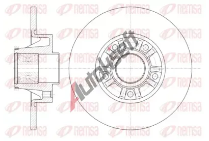 REMSA Brzdov kotou s loiskem - 280 mm RMS 6733.20, RE 6733.20