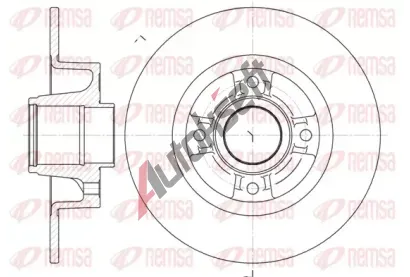REMSA Brzdov kotou - 240 mm RMS 6750.00, RE 6750.00
