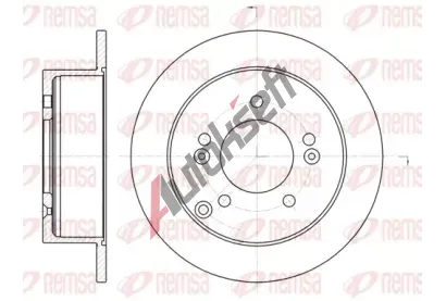 REMSA Brzdový kotouč - 262 mm RMS 6766.00, 6766.00 REMSA Brzdový kotouč - 262 mm RMS 6766.00, 6766.00