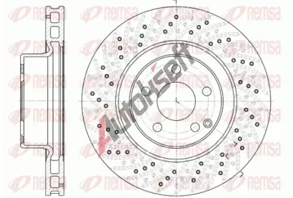 REMSA Brzdový kotouč - 330 mm RMS 6780.10, 6780.10  REMSA Brzdový kotouč - 330 mm RMS 6780.10, 6780.10