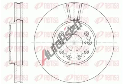 REMSA Brzdov kotou - 296 mm RMS 6793.10, RE 6793.10