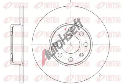 REMSA Brzdov kotou - 256 mm RMS 6800.00, RE 6800.00