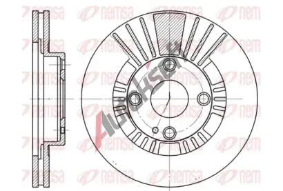 REMSA Brzdov kotou - 258 mm RMS 6812.10, 6812.10