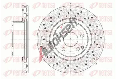 REMSA Brzdov kotou - 312 mm RMS 6817.10, 6817.10