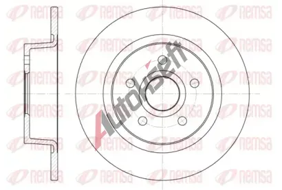 REMSA Brzdov kotou - 278 mm RMS 6863.00, 6863.00