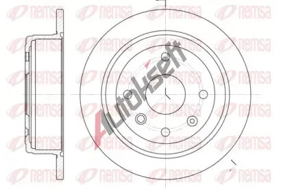 REMSA Brzdov� kotou� - 258 mm RMS 6876.00, 6876.00