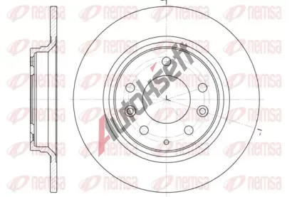 REMSA Brzdov kotou - 280 mm RMS 6881.00, 6881.00