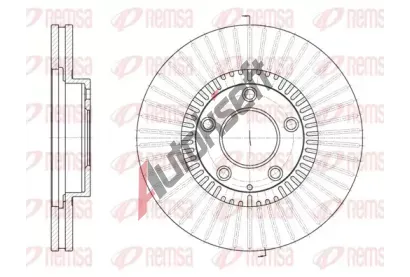 REMSA Brzdov� kotou� - 296 mm RMS 6898.10, 6898.10