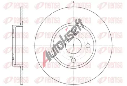 REMSA Brzdov kotou - 266 mm RMS 6900.00, 6900.00