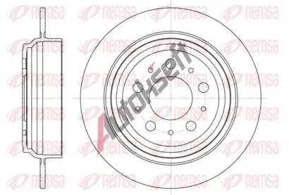 REMSA Brzdov kotou - 284 mm RMS 6924.00, 6924.00