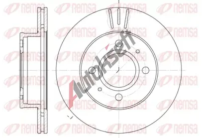 REMSA Brzdový kotouč - 234 mm RMS 6927.10, 6927.10 REMSA Brzdový kotouč - 234 mm RMS 6927.10, 6927.10