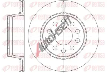 REMSA Brzdov kotou - 269 mm RMS 6930.10, 6930.10
