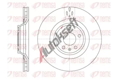 REMSA Brzdový kotouč - 347 mm RMS 6942.10, 6942.10  REMSA Brzdový kotouč - 347 mm RMS 6942.10, 6942.10