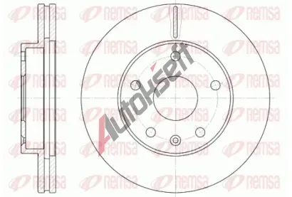 REMSA Brzdov kotou - 256 mm RMS 6960.10, 6960.10