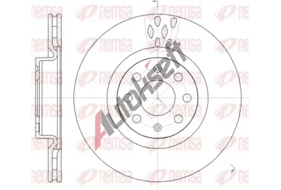 REMSA Brzdov kotou - 284 mm RMS 6982.10, 6982.10
