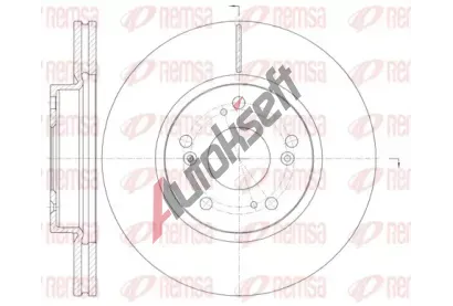 REMSA Brzdov kotou - 282 mm RMS 6986.10, 6986.10