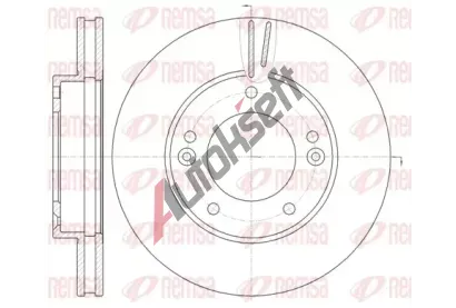 REMSA Brzdov kotou - 302 mm RMS 6992.10, 6992.10