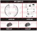 Souprava bubnov�ch brzd&nbsp;REMSA&nbsp;&dash;&nbsp;RMS SPK 3040.02