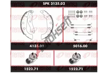 REMSA Souprava bubnovch brzd Super Precision Kit RMS SPK 3135.02, SPK 3135.02