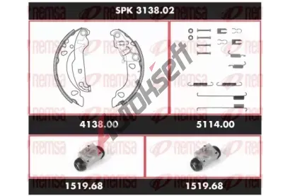 REMSA Souprava bubnov�ch brzd Super Precision Kit RMS SPK 3138.02, SPK 3138.02