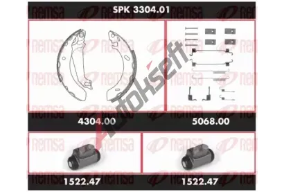 REMSA Souprava bubnovch brzd Super Precision Kit RMS SPK 3304.01, SPK 3304.01