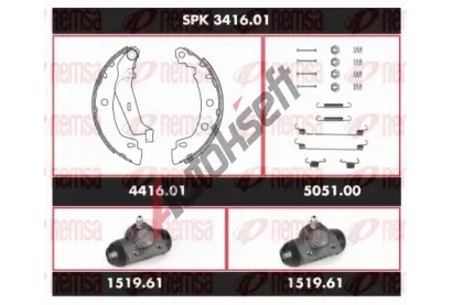REMSA Souprava bubnov�ch brzd Super Precision Kit RMS SPK 3416.01, SPK 3416.01