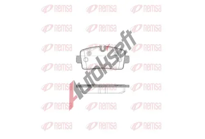 REMSA Sada brzdovch destiek RMS X2005.00, X2005.00