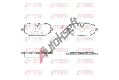 REMSA Sada brzdov�ch desti�ek RMS X2013.00, X2013.00