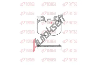 REMSA Sada brzdov�ch desti�ek RMS X2040.10, X2040.10