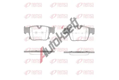 REMSA Sada brzdov�ch desti�ek RMS X2047.00, X2047.00