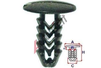 ROMIX Pchytka alounn - 25 ks RO 10050, 10050
