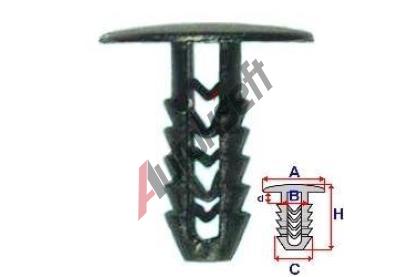 ROMIX Pchytka alounn - 25 ks RO 10053, 10053