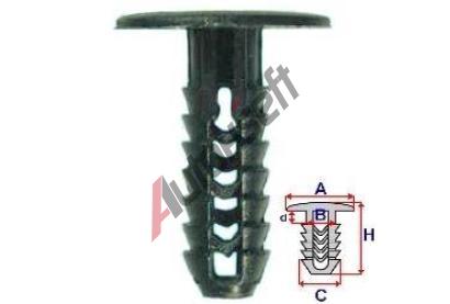 ROMIX Pchytka alounn - 10 ks RO 10060, 10060