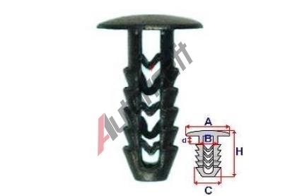 ROMIX Pchytka alounn - 25 ks RO 10073, 10073