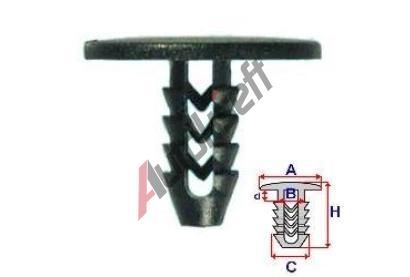 ROMIX Pchytka alounn - 25 ks RO 10078, 10078