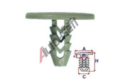 ROMIX Pchytka alounn - 25 ks RO 10079, 10079