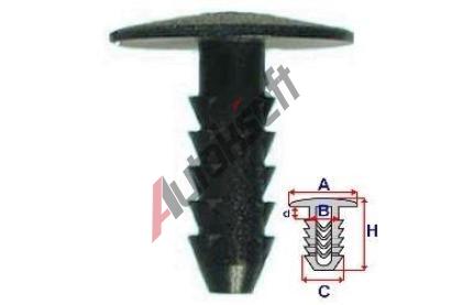 ROMIX Pchytka alounn - 10 ks RO 10159, 10159