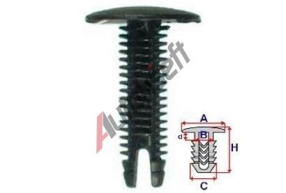 ROMIX Pchytka alounn - 10 ks RO 10402, 10402