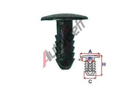 ROMIX Pchytka alounn - 10 ks RO 10450, 10450