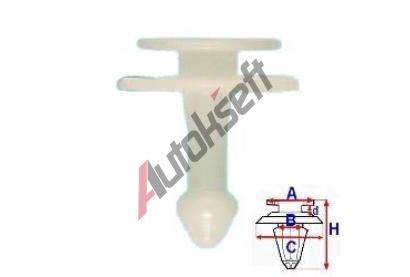 ROMIX Pchytka alounn, komplet s RO 11001 - 25 ks RO 11000, 11000