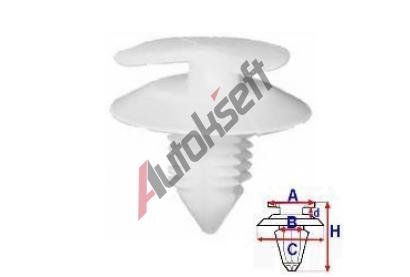 ROMIX Pchytka alounn - 25 ks RO 11007, 11007