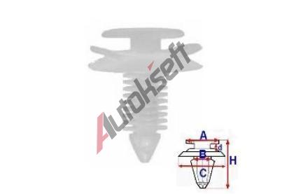 ROMIX Pchytka alounn - 10 ks RO 11008, 11008