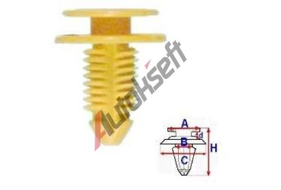 ROMIX Pchytka alounn - 10 ks RO 11027, 11027