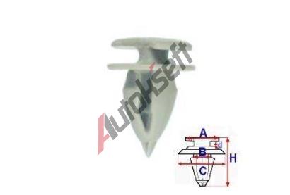 ROMIX Pchytka alounn - 10 ks RO 11033, 11033