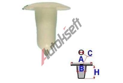 ROMIX Pchytka alounn - 10 ks RO 11035, 11035