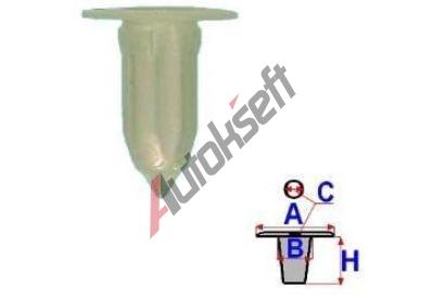 ROMIX Rozpnac matice do interiru - 10 ks RO 11047, 11047