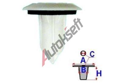 ROMIX Rozpnac matice do interiru - 10 ks RO 11057, 11057